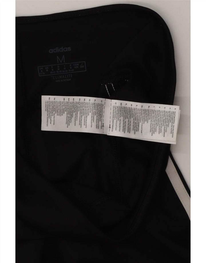 Adidas Womens Climalite Capri Leggings UK 12/14 Medium Black Polyester
