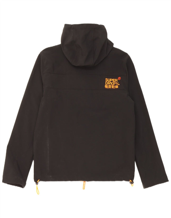 Superdry Mens The Windtrekker Graphic Windbreaker Jacket UK 38 Medium Black