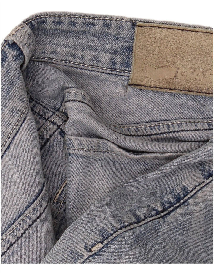 Gas Womens Slim Jeans W30 L34 Blue Cotton