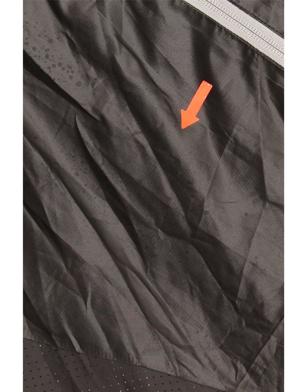 Adidas Mens Rain Jacket UK 42 XL Black Colourblock Polyester