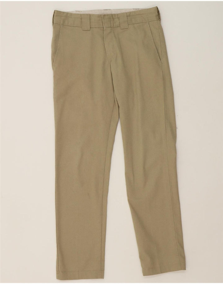 DICKIES Mens Slim Tapered Cargo Trousers W33 L31 Beige Polyester Vintage Dickies and Second-Hand Dickies from Messina Hembry 