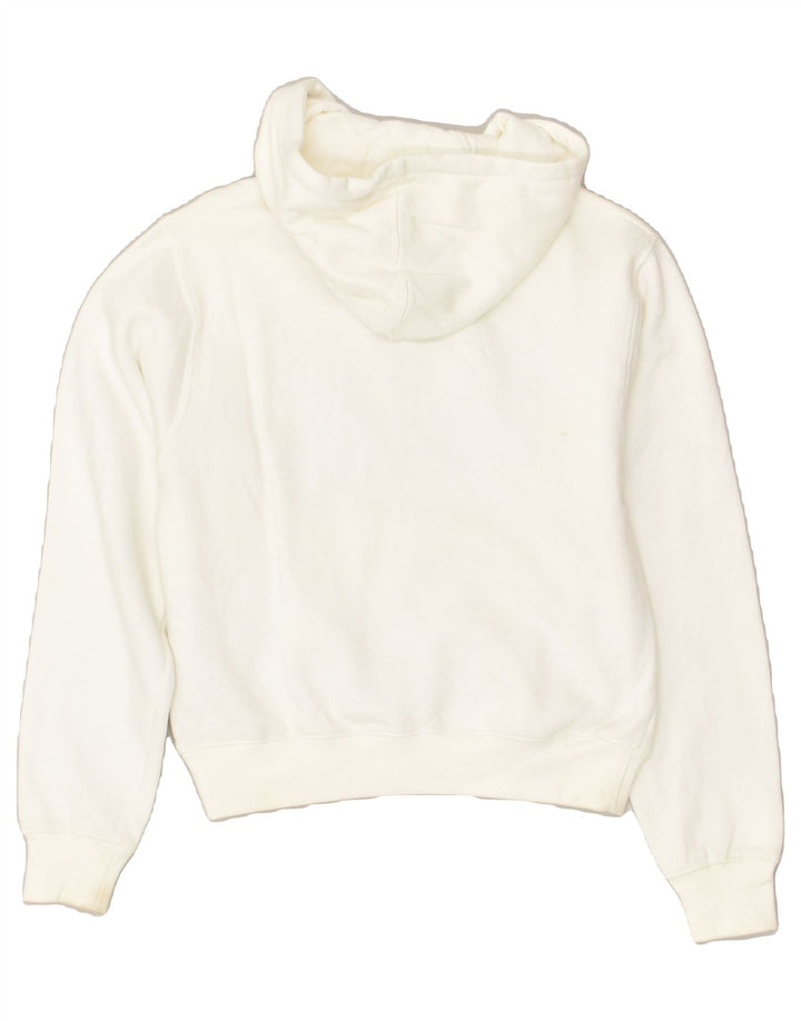 HARD ROCK CAFE Womens Munich Graphic Hoodie Jumper UK 10 Small White | Vintage Hard Rock Cafe | Thrift | Second-Hand Hard Rock Cafe | Used Clothing | Messina Hembry 