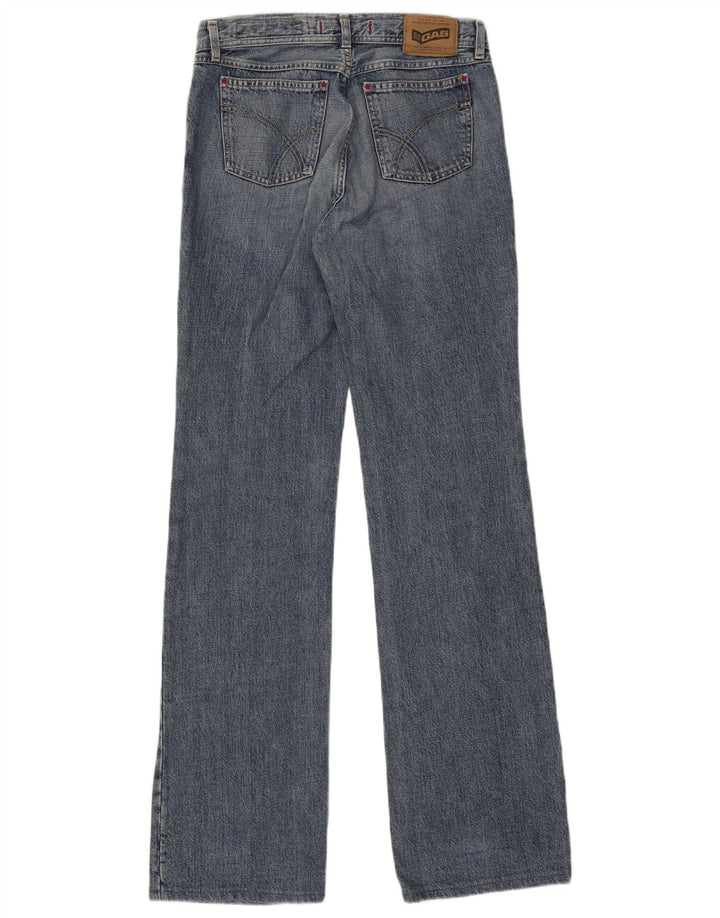 Gas Womens Bootcut Jeans W29 L34 Blue Cotton