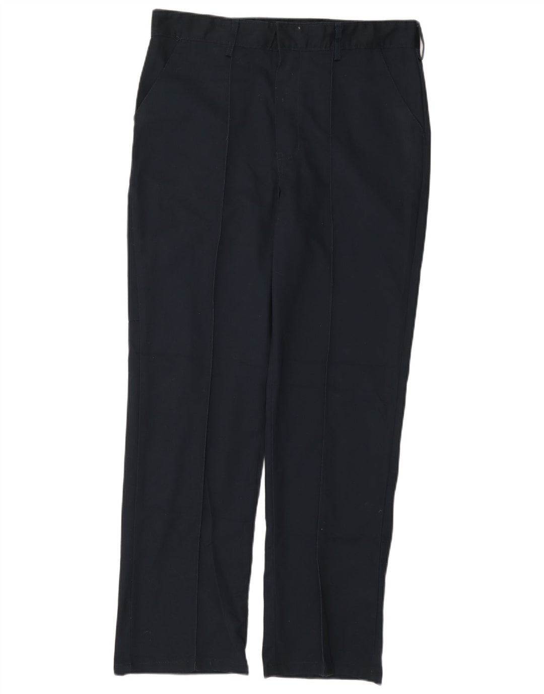 Dickies Mens Regular Chino Trousers W32 L31 Navy Blue Polyester