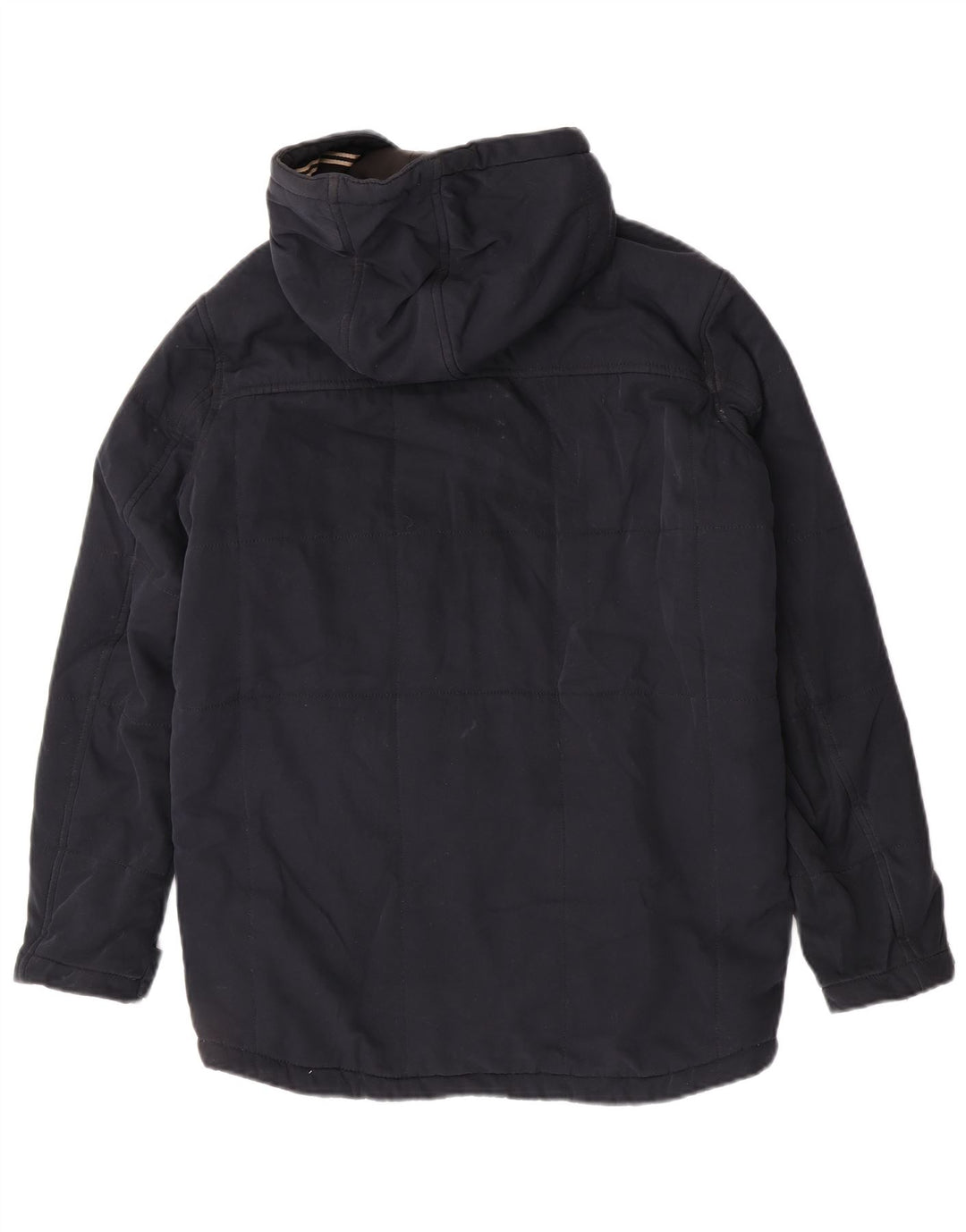 Jack & Jones Mens Hooded Windbreaker Jacket UK 36 Small Navy Blue Polyester