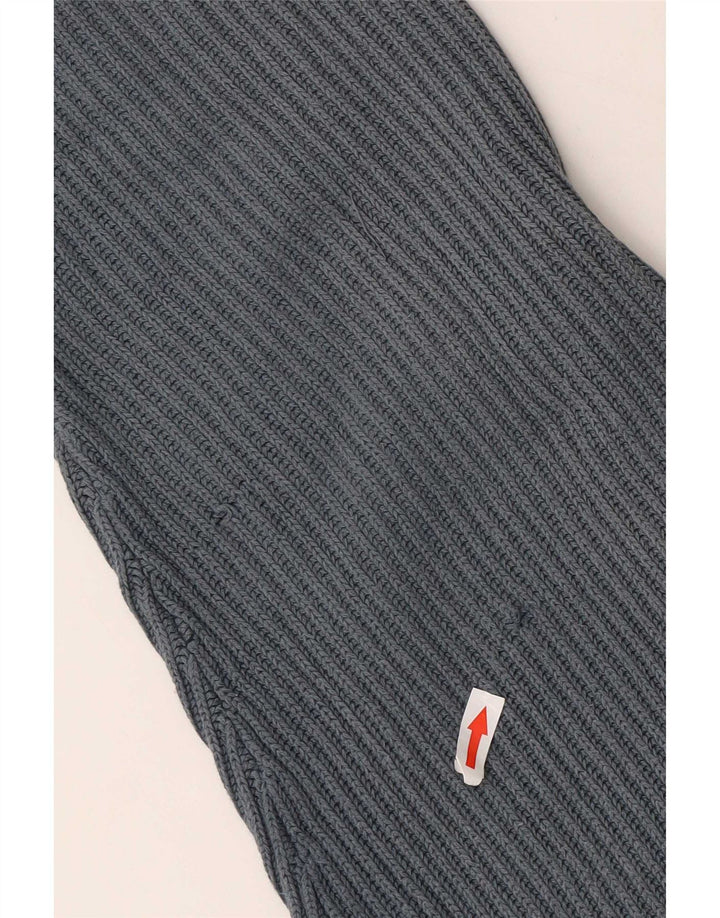 Kappa Mens V-Neck Jumper Sweater Medium Grey Cotton