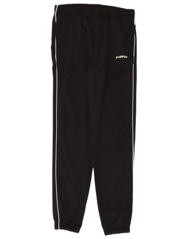 Lotto Mens Tracksuit Trousers Joggers Medium  Black Polyester