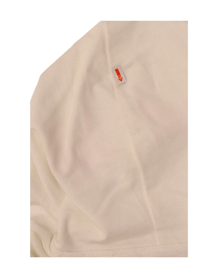 PYREX Mens Graphic Hoodie Jumper Small White Cotton Vintage Pyrex and Second-Hand Pyrex from Messina Hembry 