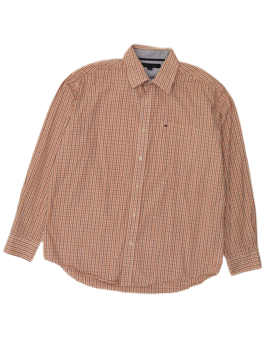 Camicia da uomo Tommy Hilfiger in cotone a quadri multicolore medio