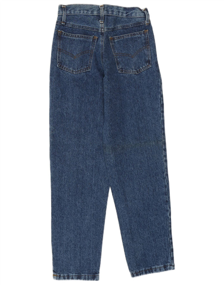 VINTAGE Womens Tapered Jeans W24 L27 Blue