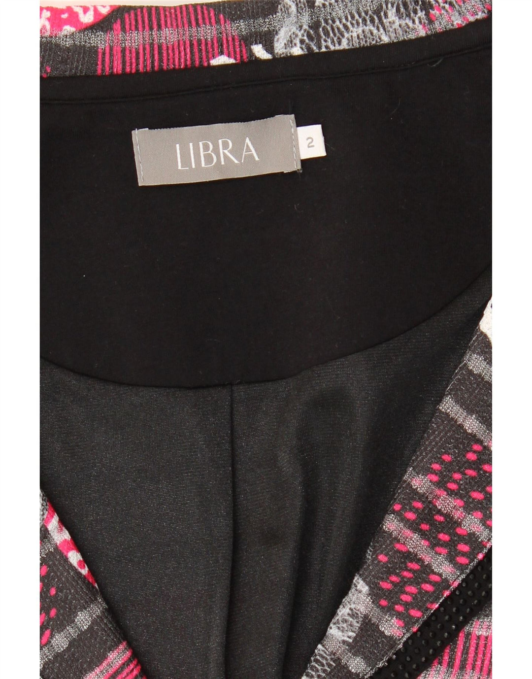 LIBRA Womens 2 Button 2 Piece Set US 2 XS Black Patchwork Vintage Libra and Second-Hand Libra from Messina Hembry 
