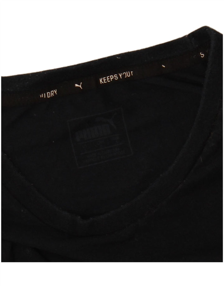 Puma Mens T-Shirt Top Small Black