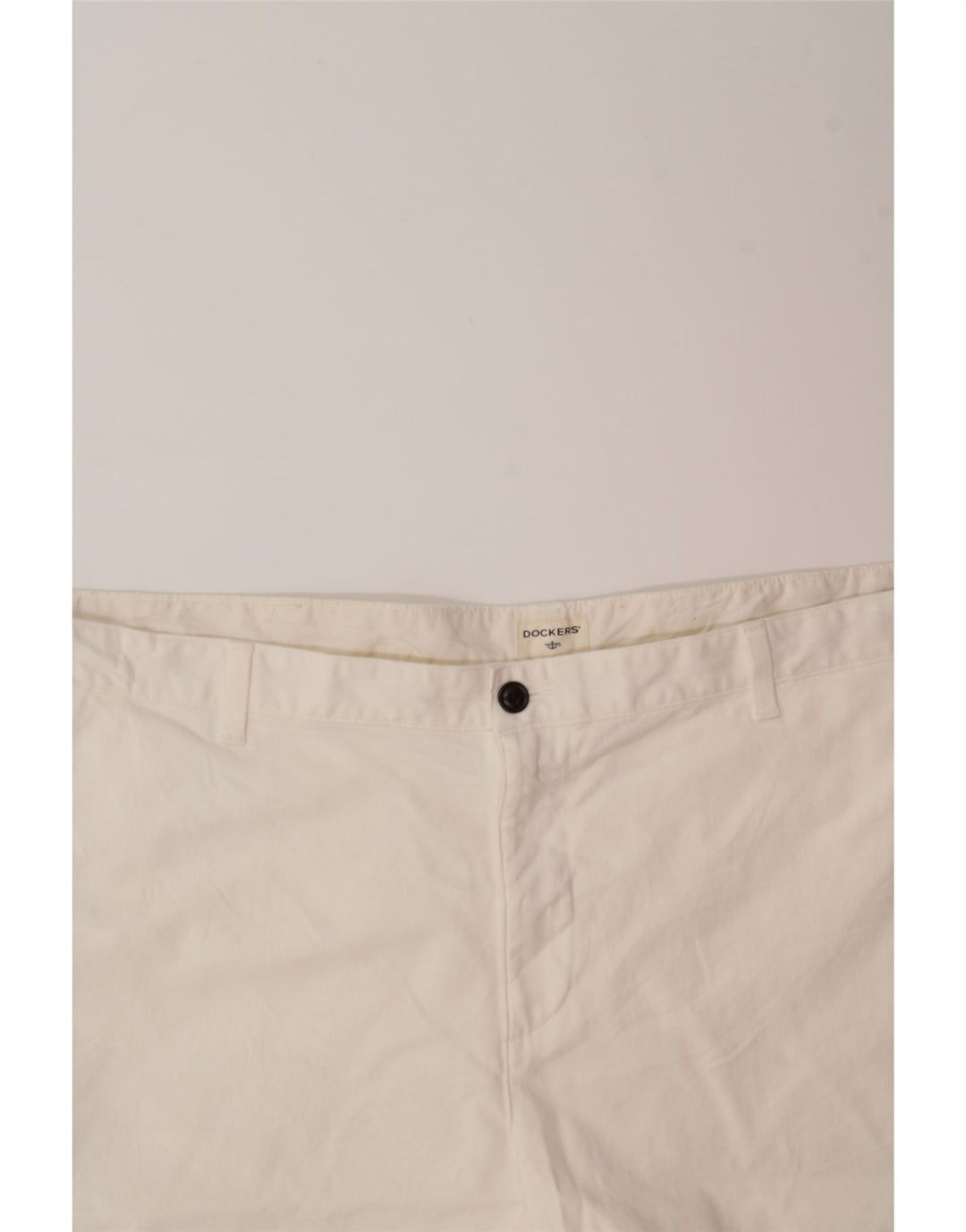 DOCKERS Mens Cargo Shorts W44 2XL Off White Cotton Vintage Dockers and Second-Hand Dockers from Messina Hembry 