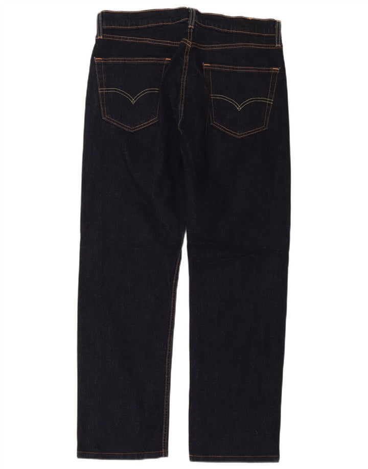Levi's Straight Jeans til mænd W32 L32 Marineblå bomuld