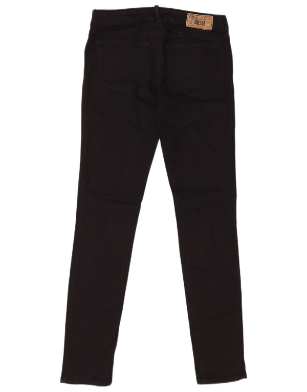 Diesel Womens Grupee Low Waist Super Slim Skinny Jeans W26 L30 Navy Blue