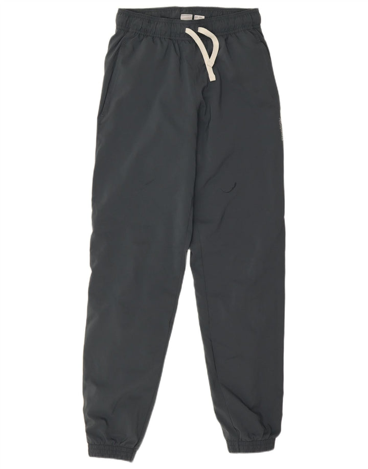 Reebok Mens Tracksuit Trousers Joggers Small  Grey Polyester