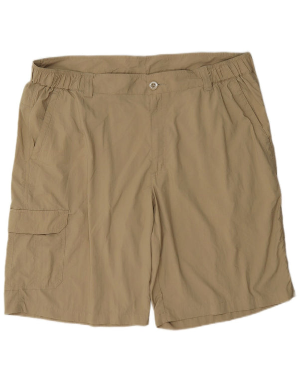 Pantaloncini cargo Columbia Omni-Shade da uomo W40 XL Nylon beige