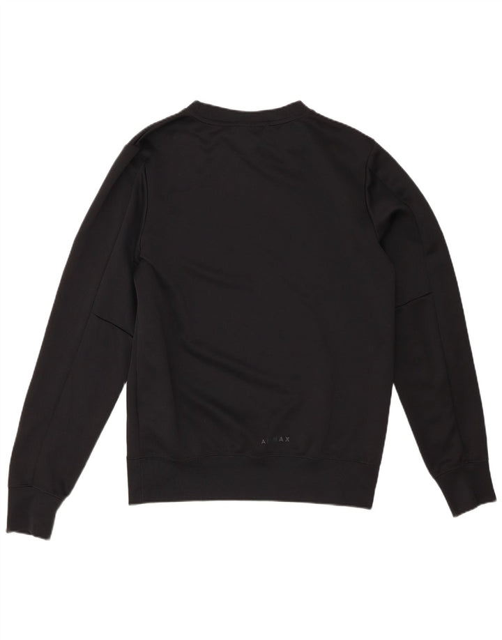 Nike Mens Graphic Sweatshirt Jumper Small Black Polyester