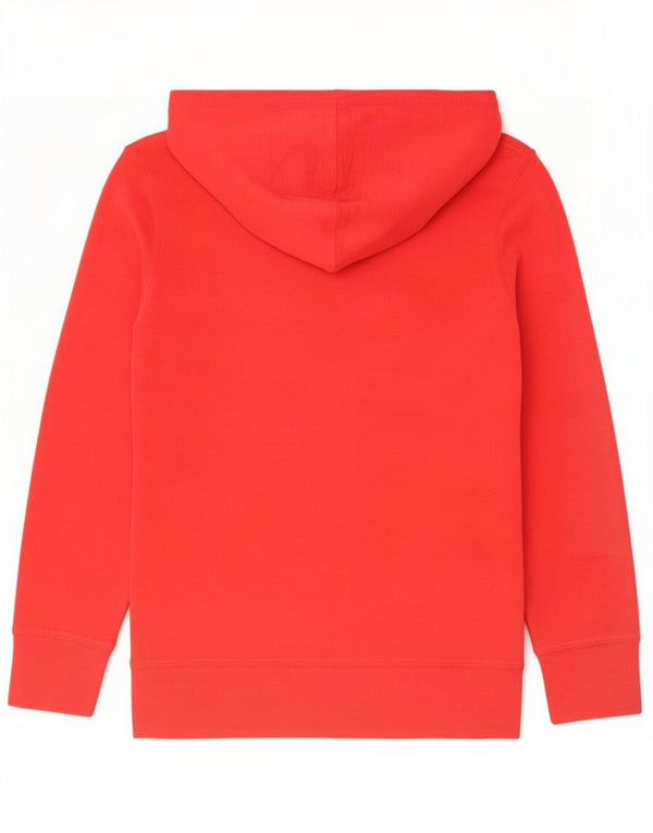 Tommy Hilfiger Suéter com capuz para meninas 12-13 anos grande algodão vermelho