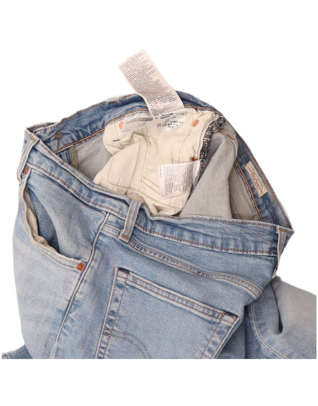 Levi's Mens 512 Slim Tapered Jeans W31 L32 Blue Cotton