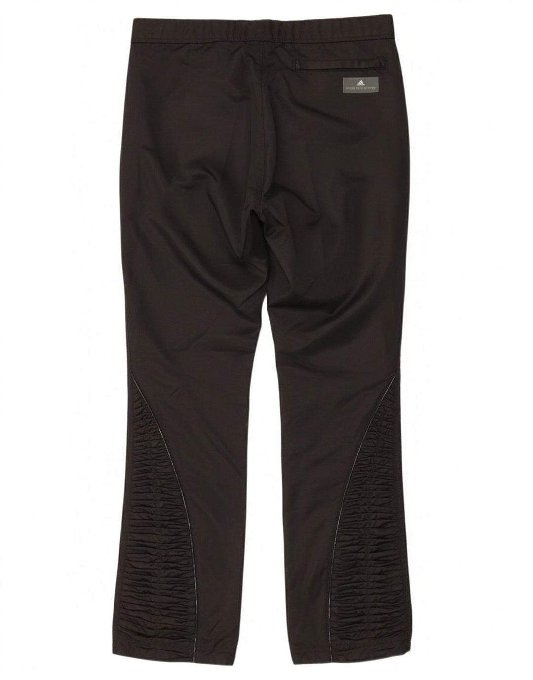 ADIDAS Womens Windbreaker Trousers UK 16 Large  Black Polyester