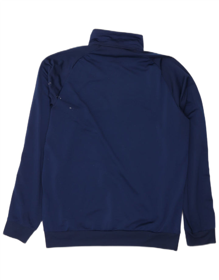 Adidas Mens Tracksuit Top Jacket Large Navy Blue Polyester