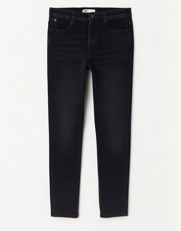 Zara Damen Skinny Jeans EU 42 Large W32 L27 Marineblau
