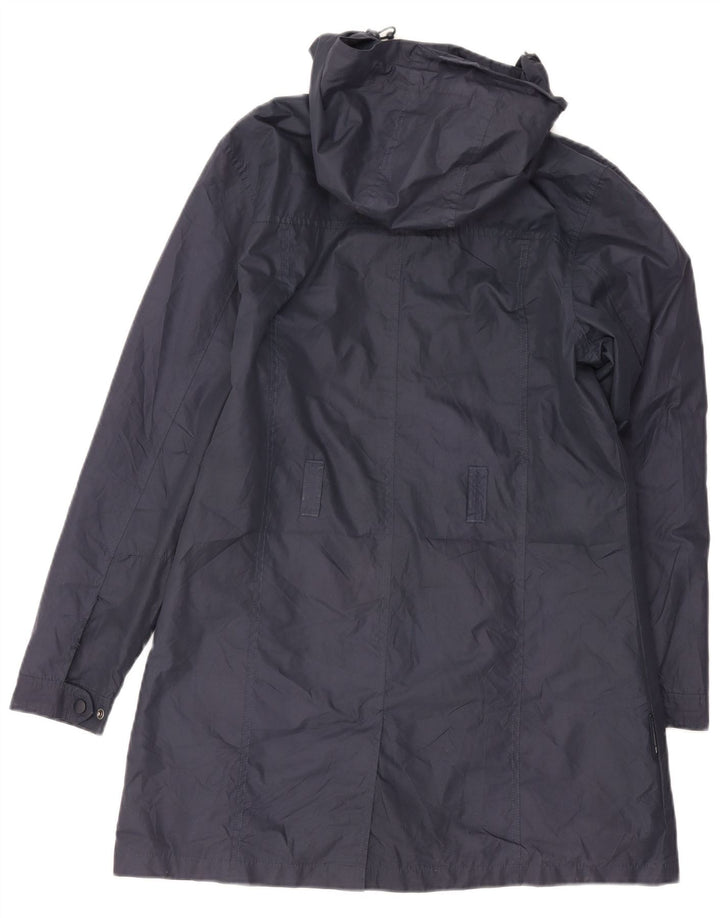 Capa de chuva feminina com capuz Mountain Warehouse UK 12 poliéster azul marinho médio