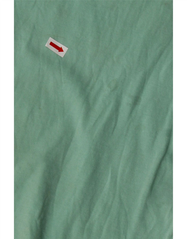 LEVI'S Womens Graphic T-Shirt Top UK 12 Medium Green