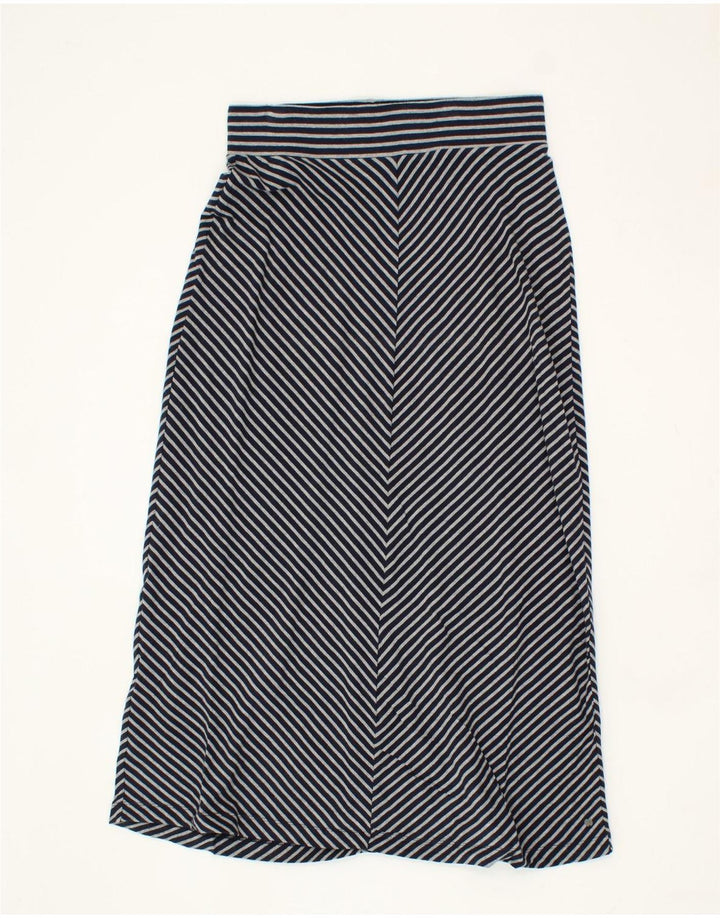 EDDIE BAUER Womens Maxi Skirt XS W25 Grey Striped Vintage Eddie Bauer and Second-Hand Eddie Bauer from Messina Hembry 
