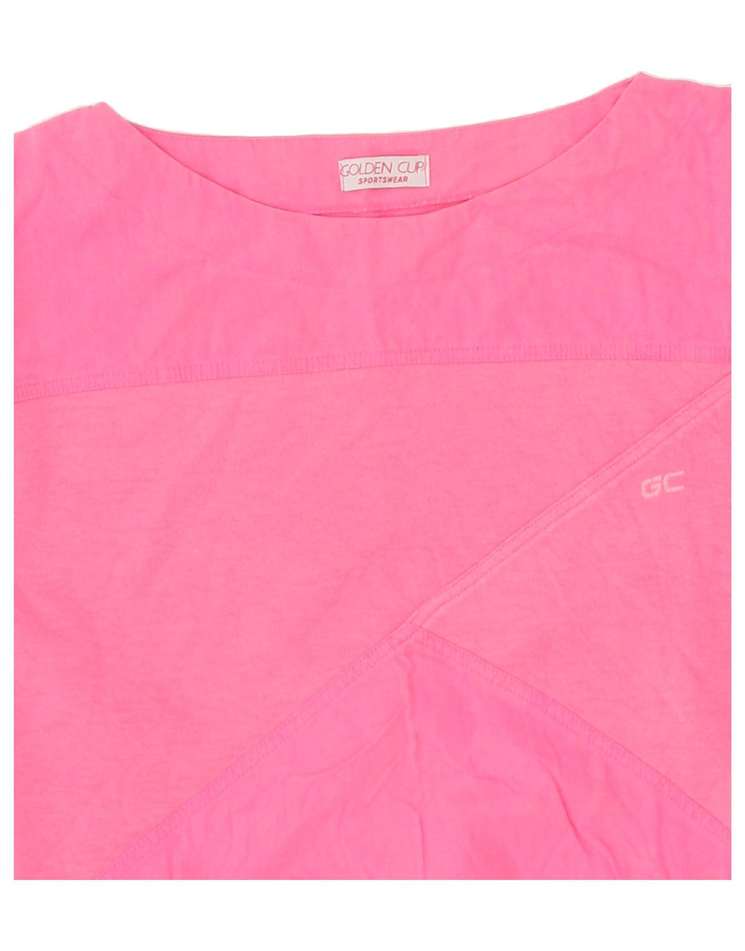 GOLDEN CUP Womens Sweatshirt Jumper UK 16 Large Pink Cotton Vintage Golden Cup and Second-Hand Golden Cup from Messina Hembry 