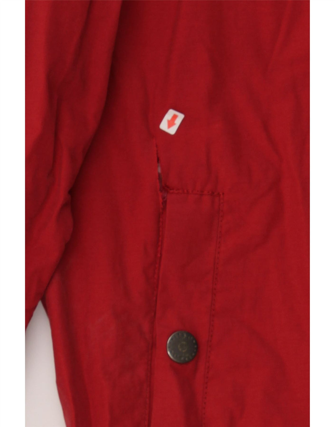 REFRIGUE Mens Bomber Jacket UK 40 Large Red Cotton Vintage Refrigue and Second-Hand Refrigue from Messina Hembry 