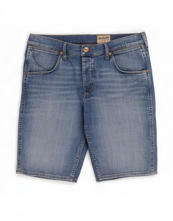 Wrangler Mens Crank Denim Shorts Large W36 Blue Cotton