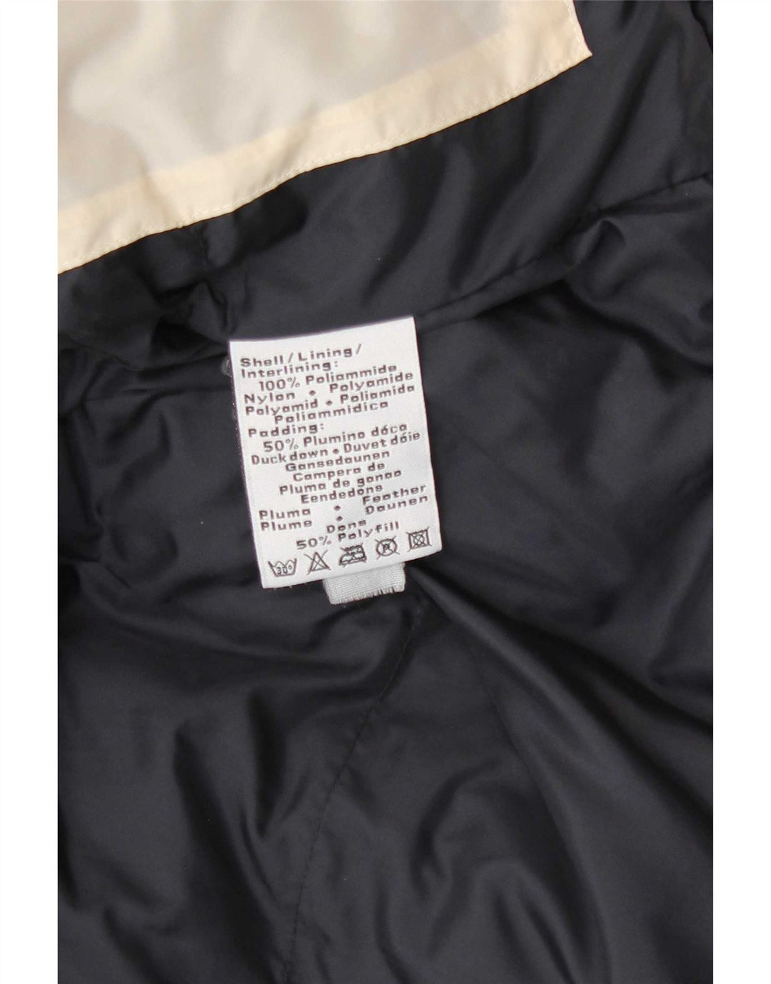 Kappa Polstret Herrejakke UK 38 Medium Navy Blue Polyamid