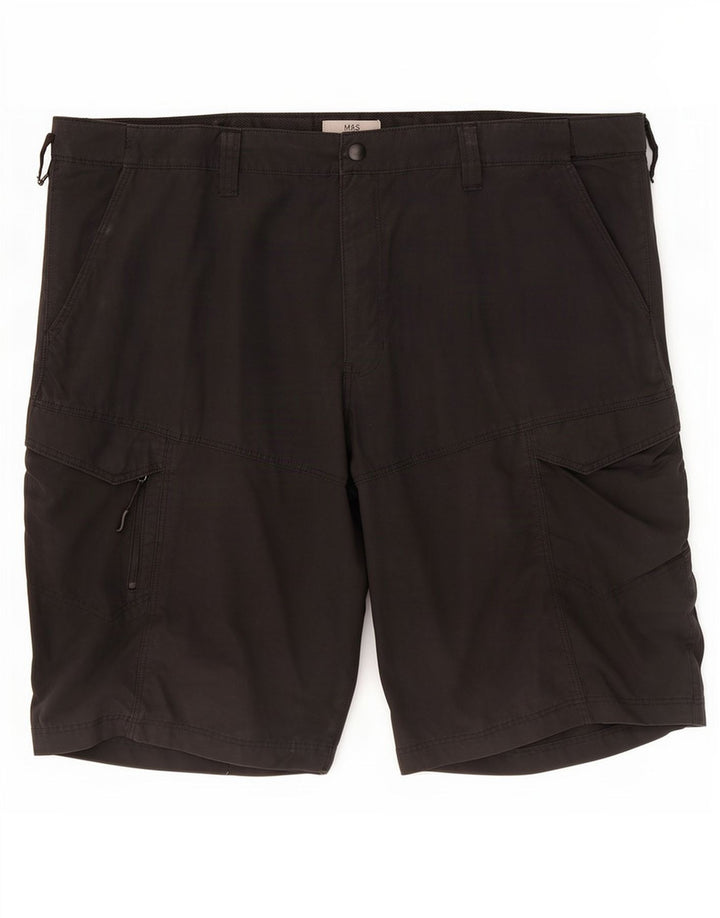 Мужские шорты карго Marks & Spencer W42 2XL, черный хлопок