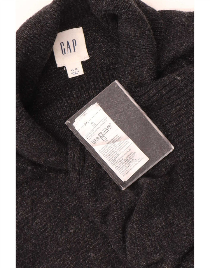 Gap Mens Roll Neck Jumper Sweater XL Grey Cotton
