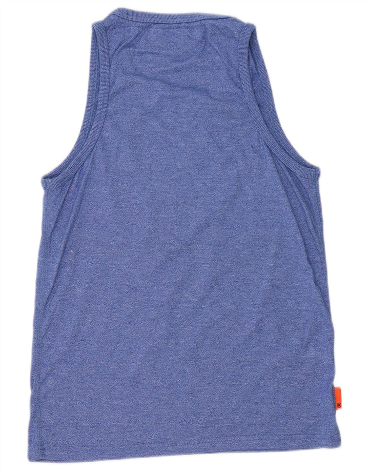 Superdry Mens Graphic Vest Top Large Blue