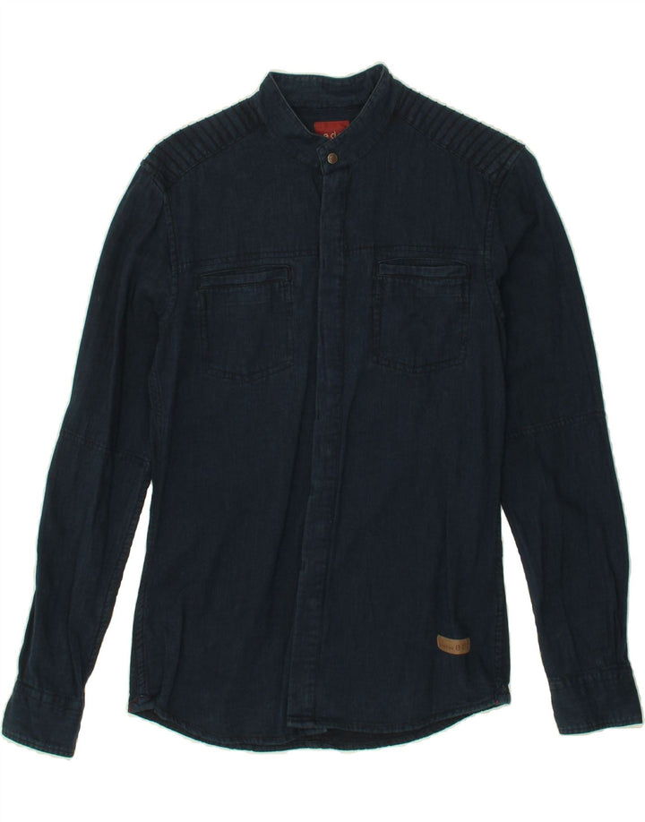 EDC Mens Denim Shirt XS Navy Blue Cotton Vintage EDC and Second-Hand EDC from Messina Hembry 