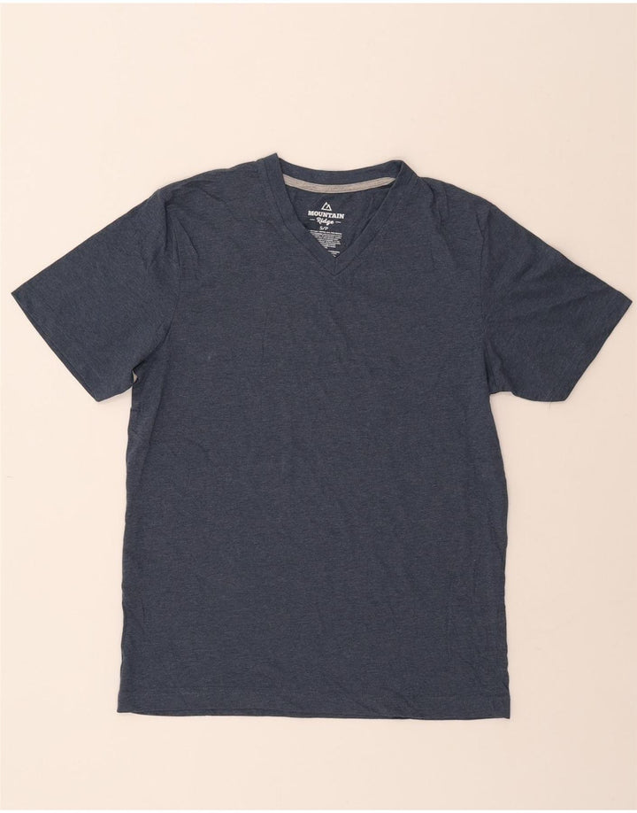 MOUNTAIN RIDGE Mens T-Shirt Top Small Navy Blue Cotton Vintage Mountain Ridge and Second-Hand Mountain Ridge from Messina Hembry 