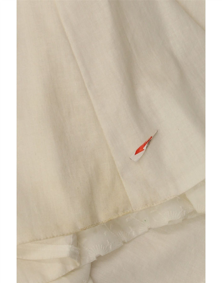 Gerry Weber Womens Flared Skirt EU 36 Small W26  White Cotton