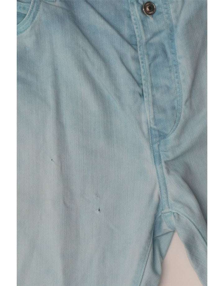 Replay Mens Denim Shorts W34 Large Blue Cotton