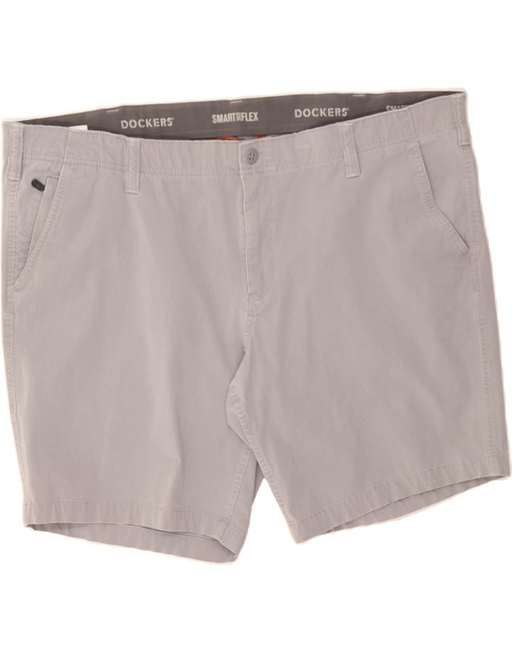 DOCKERS Mens Chino Shorts W44 2XL Grey Cotton Vintage Dockers and Second-Hand Dockers from Messina Hembry 
