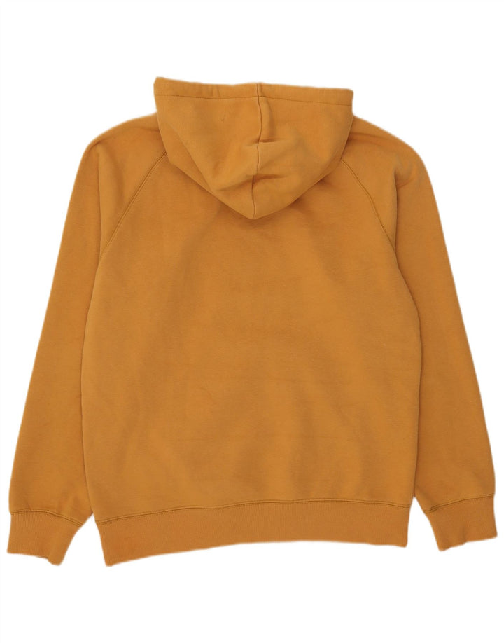 Carhartt Mens Hoodie Jumper Medium Yellow Cotton