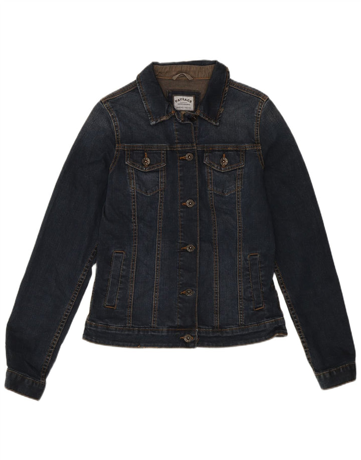 Chaqueta vaquera para mujer Fat Face UK 10 Small Azul marino Algodón