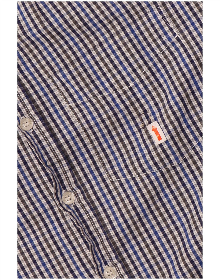 Geox Chemise Respira Homme Bleu Moyen Vichy