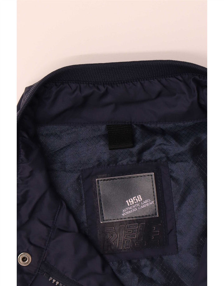 Rifle Herre Utility Jacket UK 44 2XL Navy Blue Polyamide