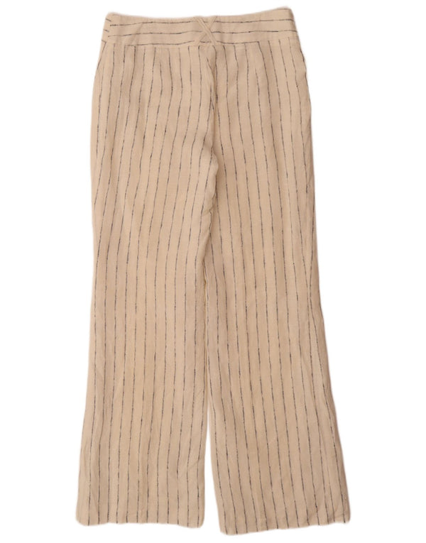 Pantaloni casual da donna Marks & Spencer UK 12 medi W32 L33 bianco sporco