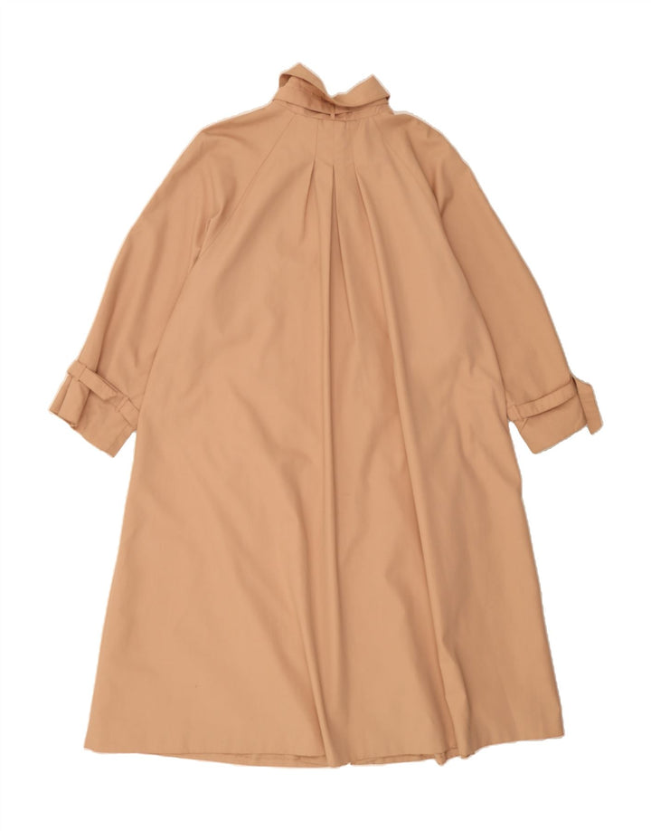 VINTAGE Womens Overcoat UK 16 Large Beige Polyester Vintage Vintage and Second-Hand Vintage from Messina Hembry 