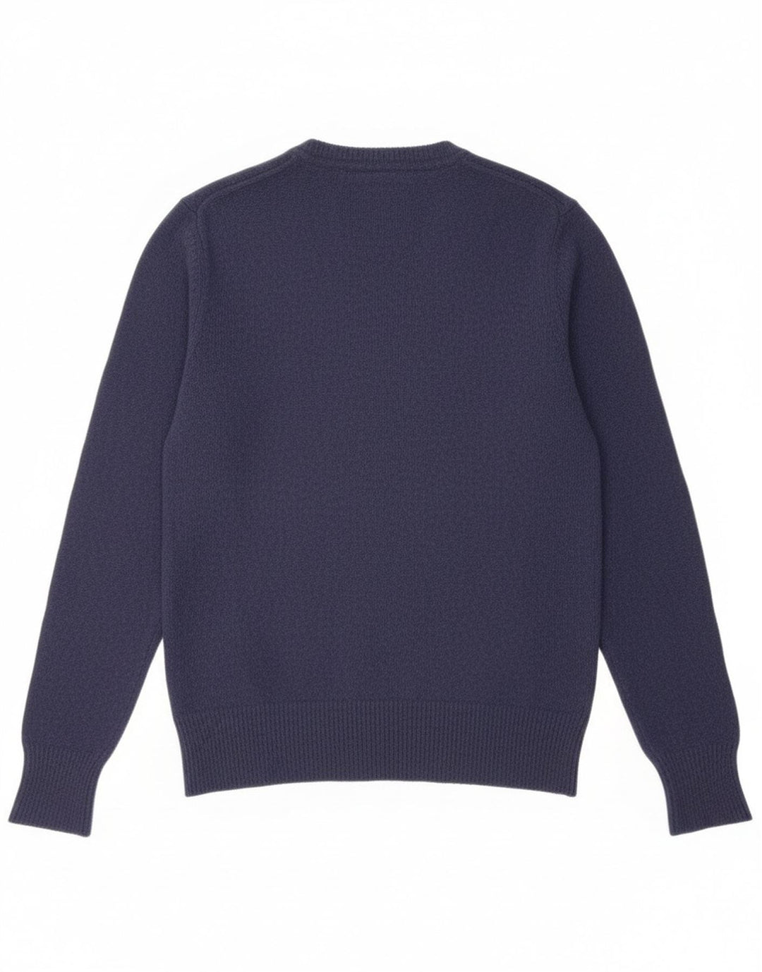 Superdry Mens Crew Neck Jumper Sweater Medium Navy Blue Wool