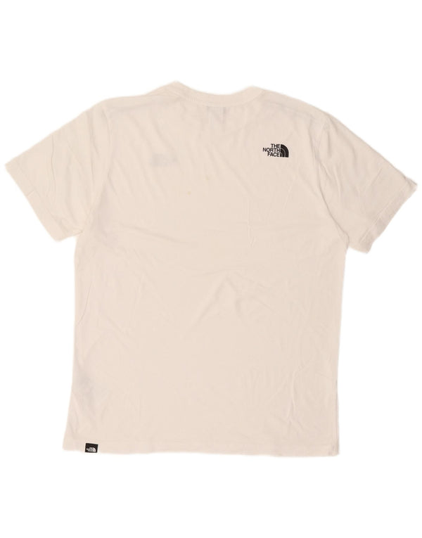 The North Face Mens T-Shirt Top Large White Cotton